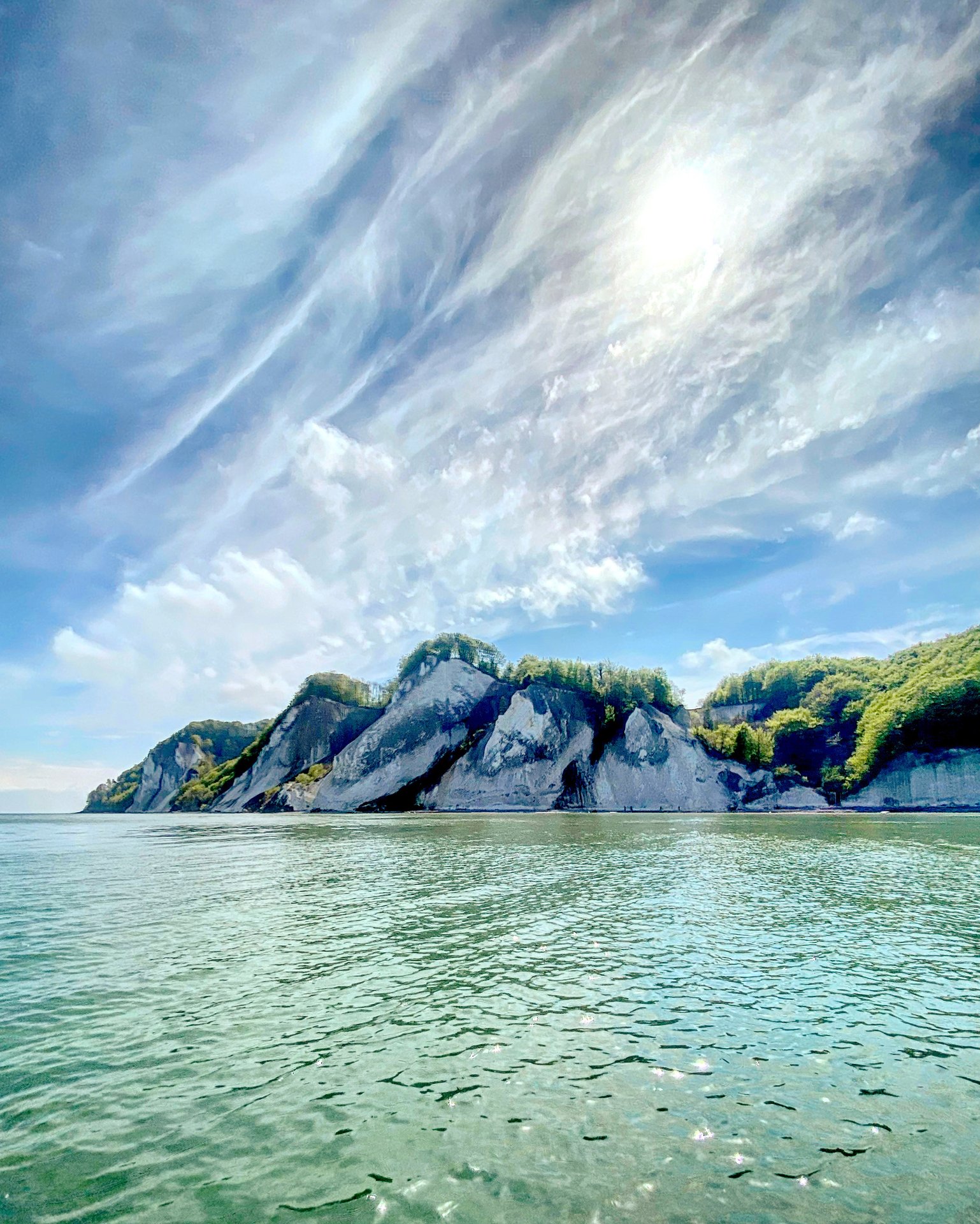 Moen Cliffs From Water ©Sascha Bendix Large