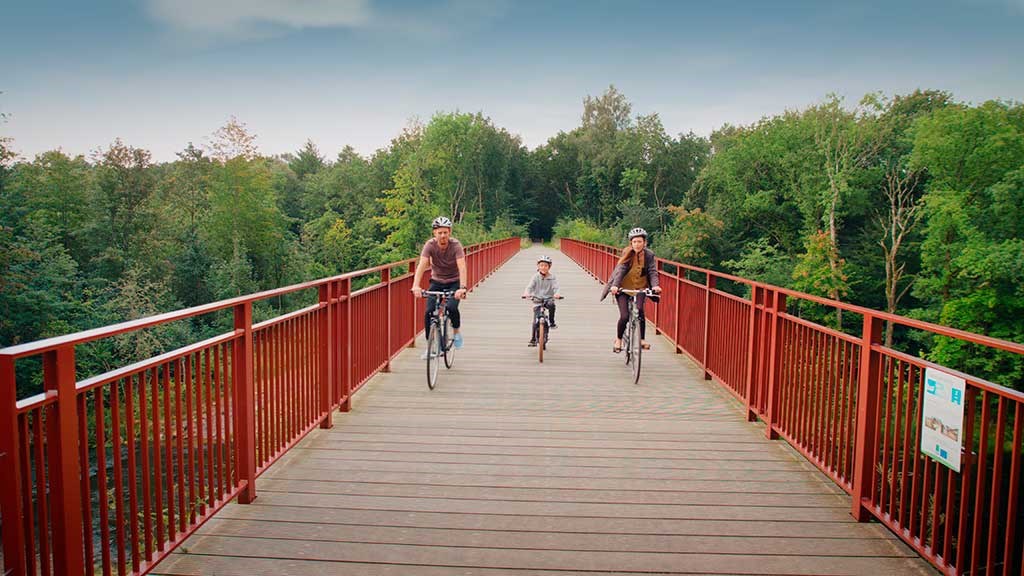 243219 Den Genfundne Bro Paa Cykel Natursti Braedstrup Horsens Visitdenmark